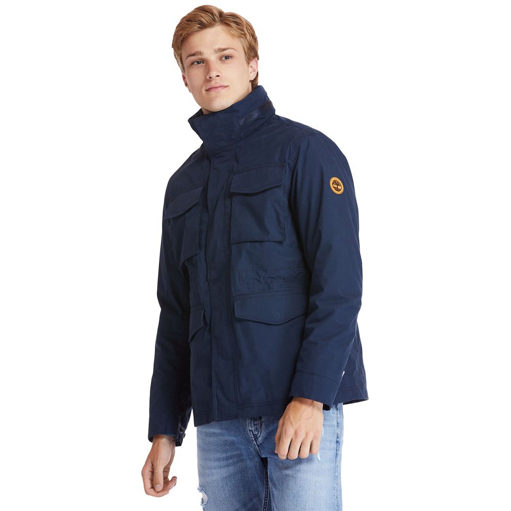 Timberland Mens Jackets Snowdon Peak 3-in-1 M65 Waterproof - Navy - India WR3420791